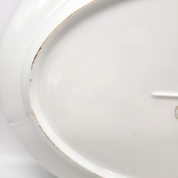 Contemporary Fine China By Noritake Oval Serving Platter 13 5/8 x 10 1/4 Inch - Picture 8 of 10